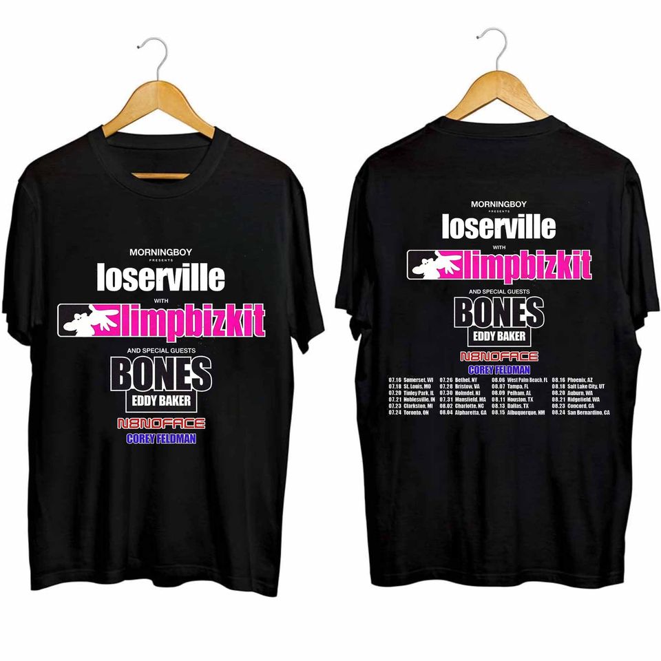 Limp Bizkit - 2024 Loserville Tour Double Sided Shirt