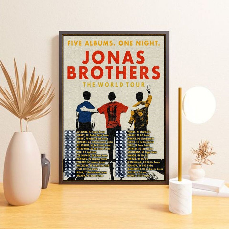 Jonas Brothers Tour 2024 Poster