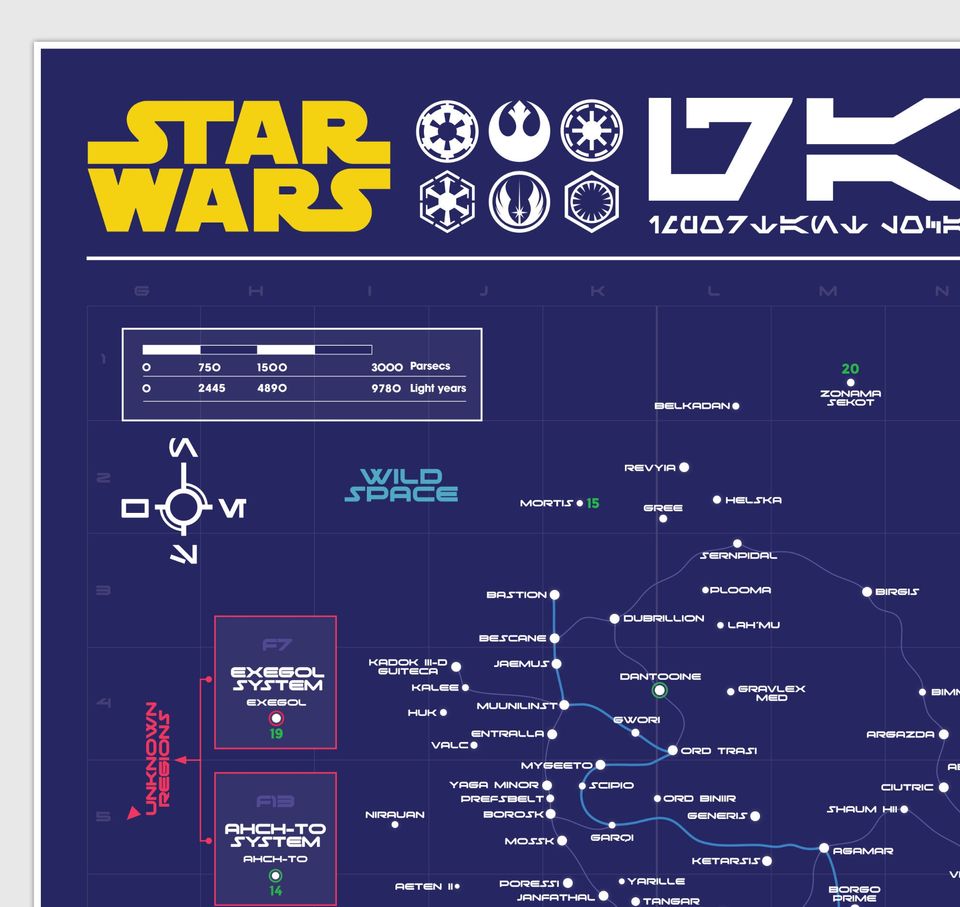 Stars Wars Galaxy Map High Definition , Stars Wars