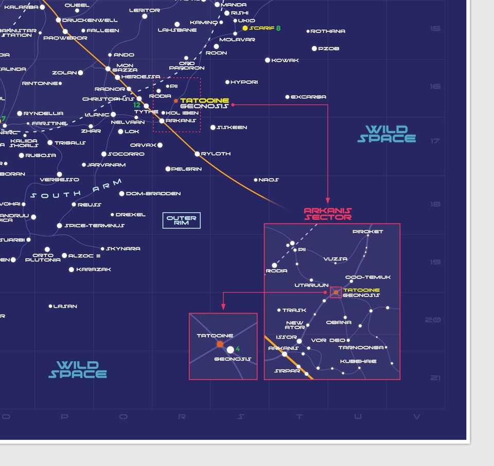 Stars Wars Galaxy Map High Definition , Stars Wars