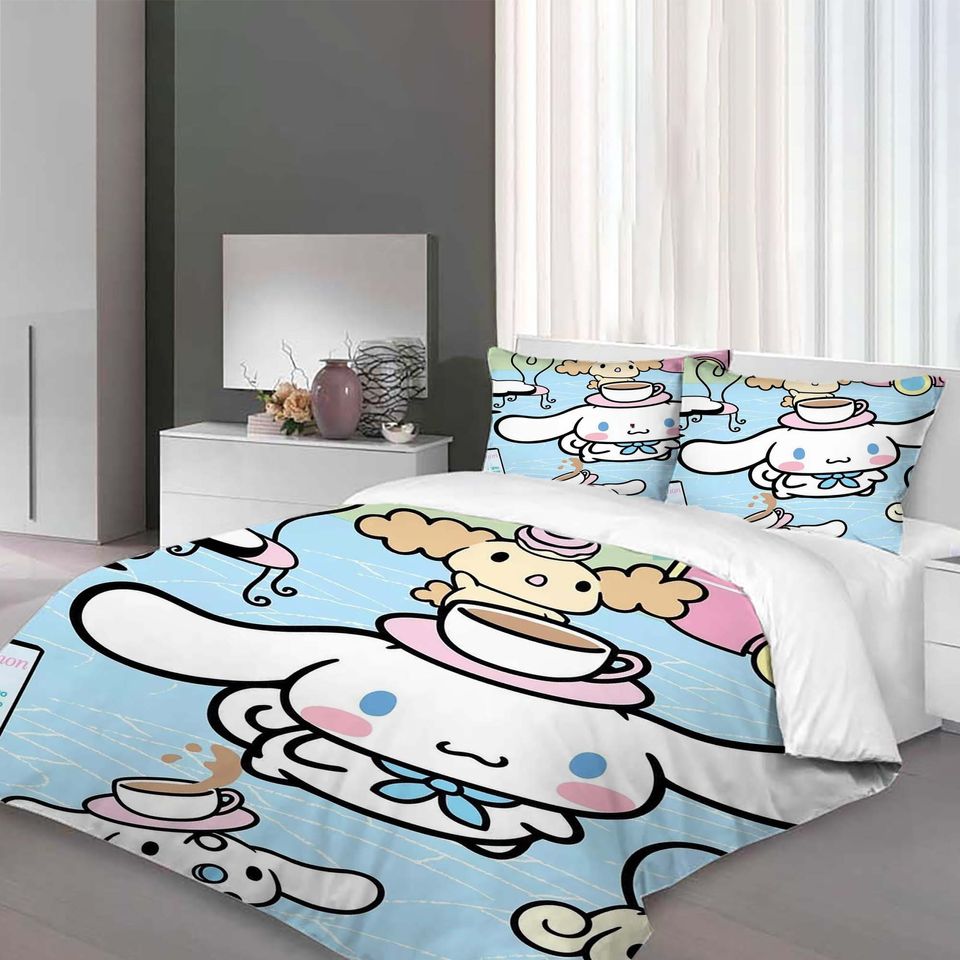 Christmas Cinnamoroll  Bedding Set, Home Decor