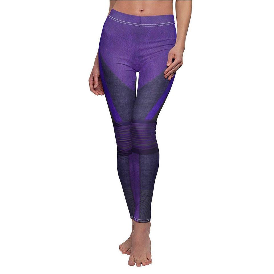 Mal Purple and Green Leggings, Descendants 3 Costume