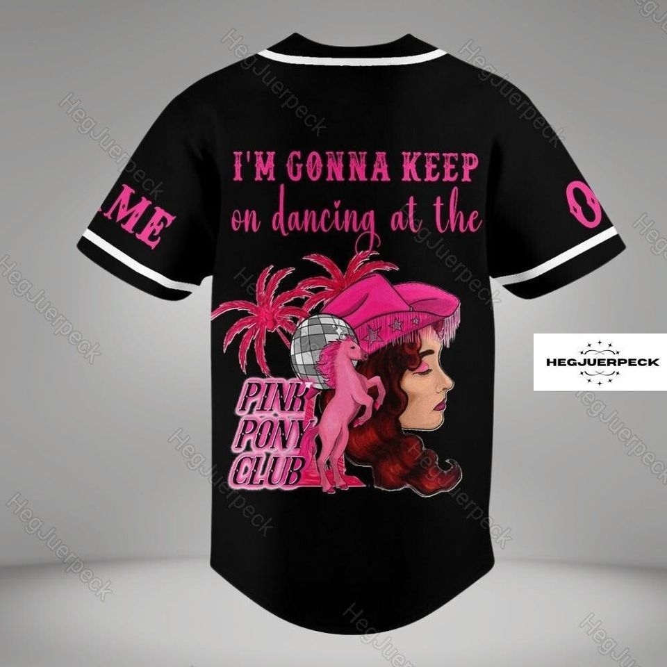 Chappell Roan Pink Pony Club Tour Baseball Jersey