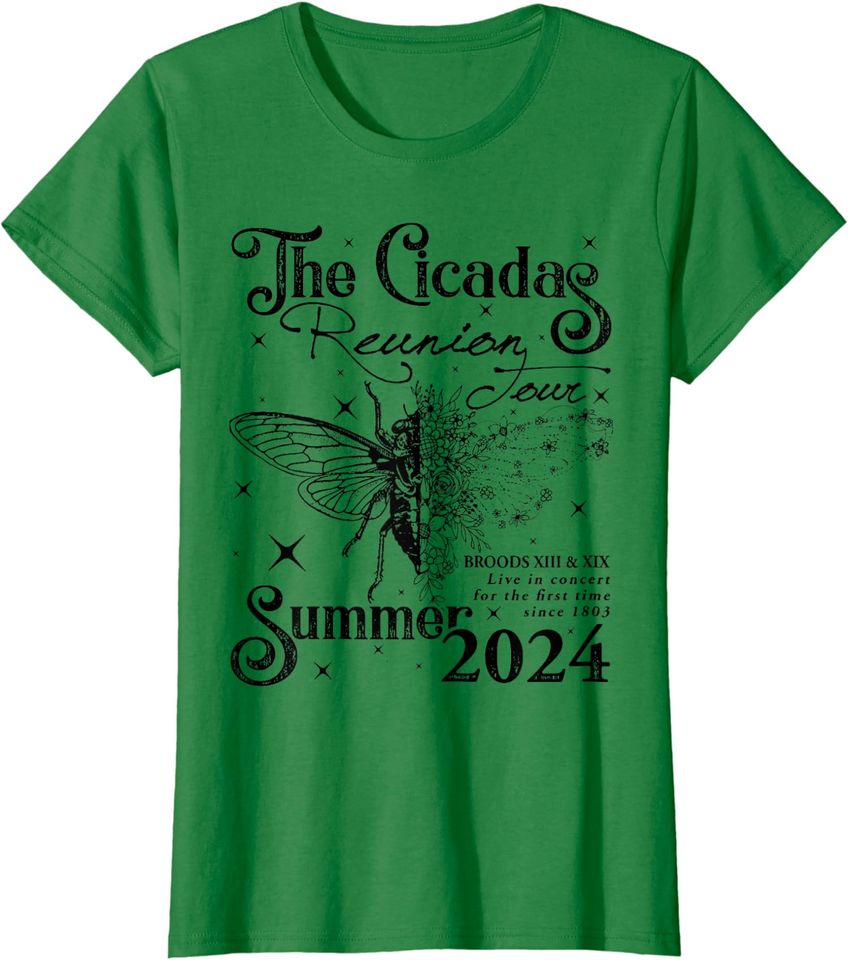 The Cicadas Reunion Tour Summer 2024 Cicada Nature T-Shirt