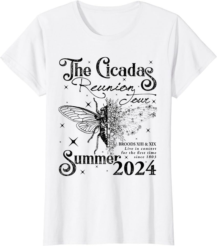 The Cicadas Reunion Tour Summer 2024 Cicada Nature T-Shirt