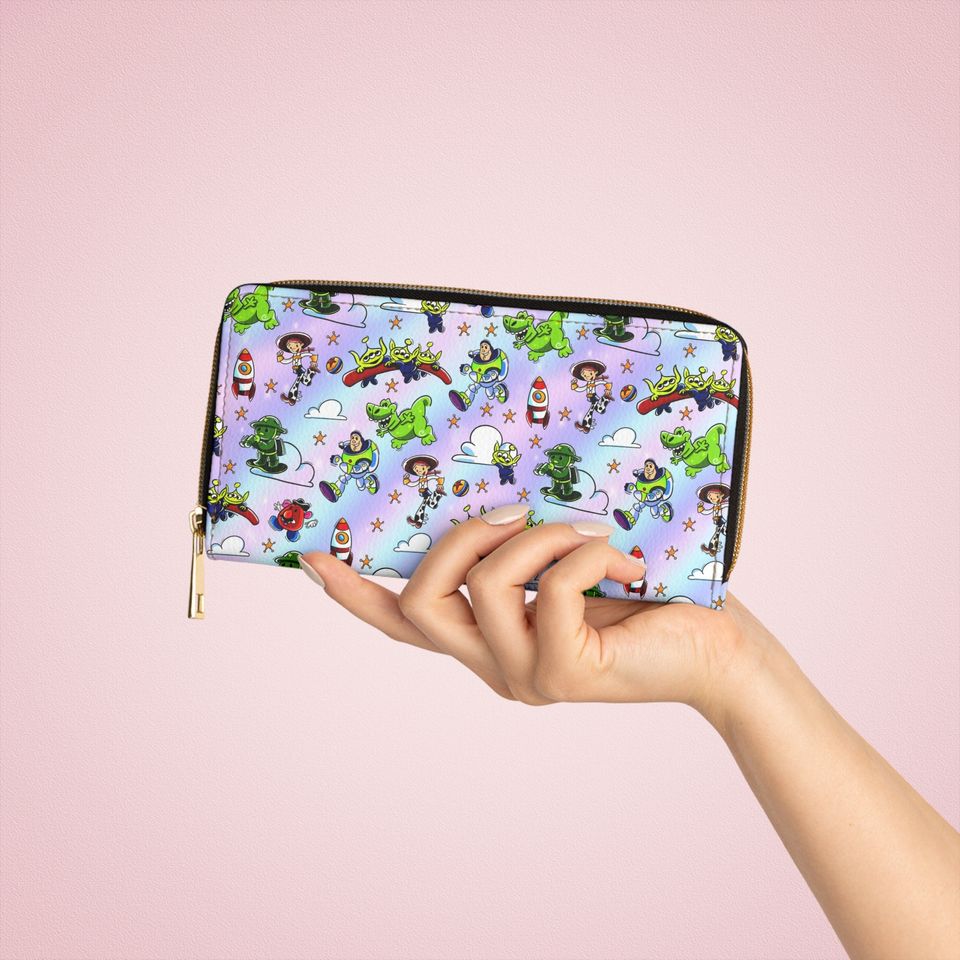 Toy Story Drawing Zipper Wallet