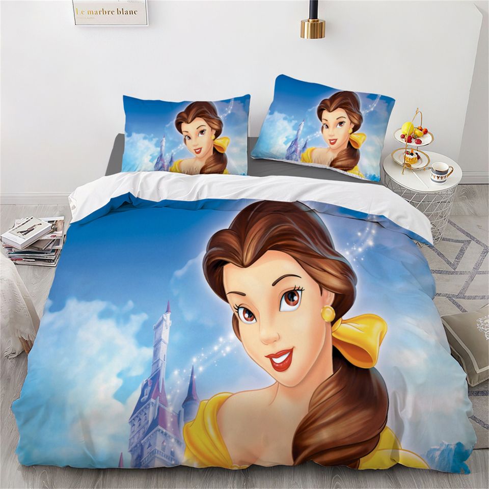 Belle's Magical World Three Piece Bedding Set, Bedding Set Gift