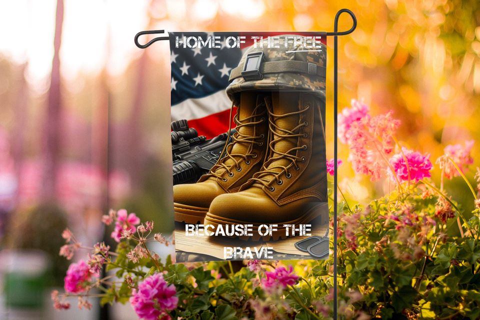 American Flag Garden Flag |Memorial Day Garden