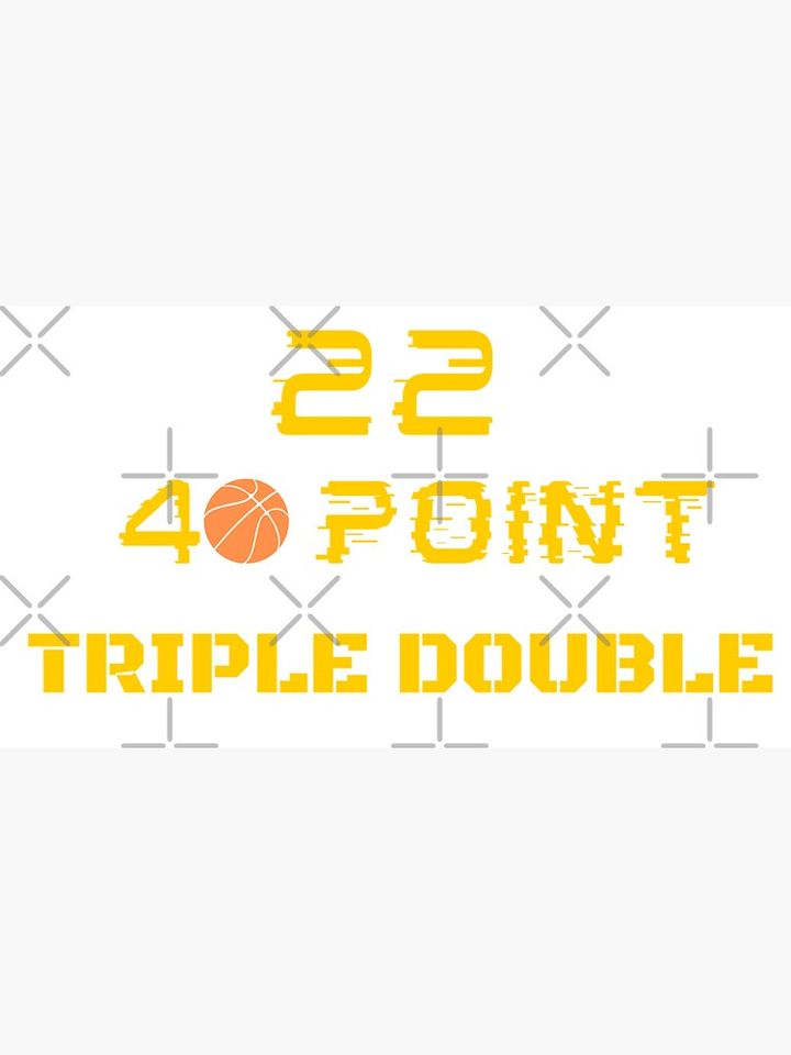 Caitlin Clark 22 40 point triple double Cap