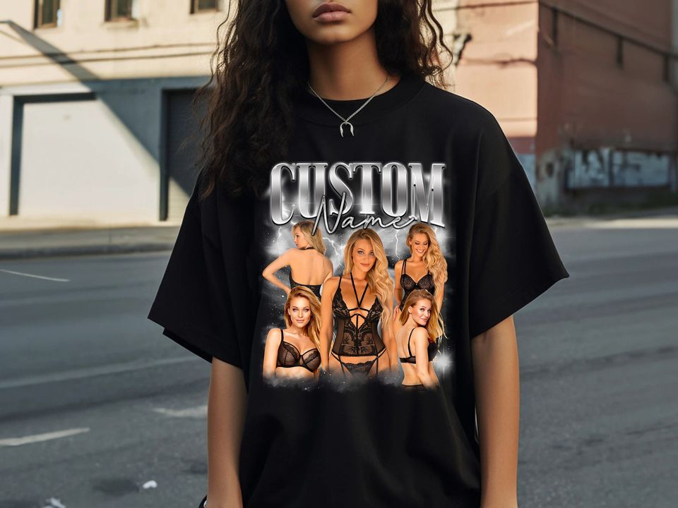 Custom Bootleg Rap Shirt, Personalized Bootleg , Girlfriend Face Tshirt