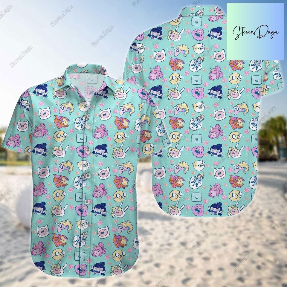 Adventure Time Button Shirt, Adventure Time Shorts, Adventure Time Shirt