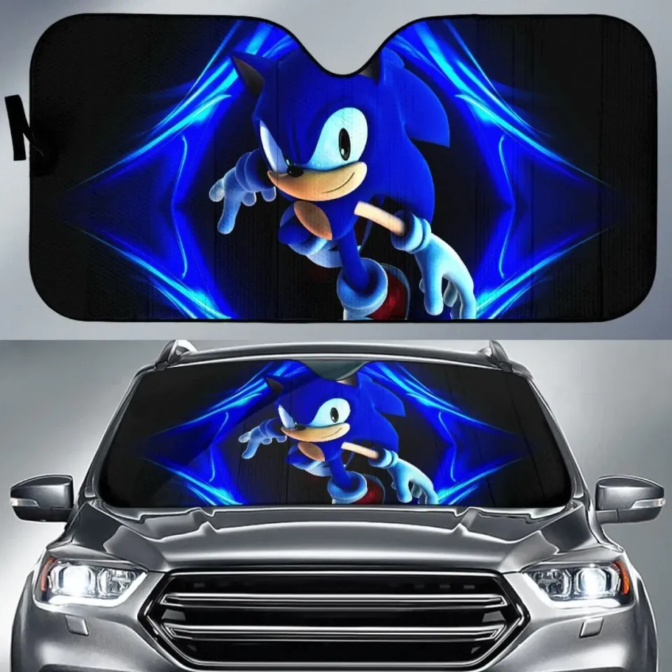 Sonic Car Sun Shades Sonic The Hedgehog Movies