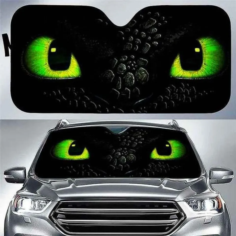 Beautiful Toothless Eyes Fury Night How To Train Auto Sun Shade