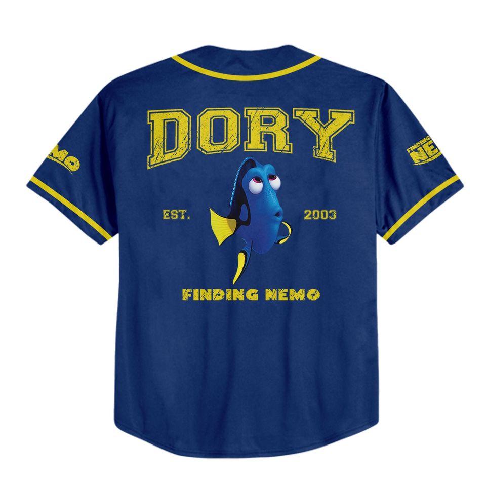 Personalized Disney Finding Nemo Vintage Dory, Disney Baseball Jersey Sports