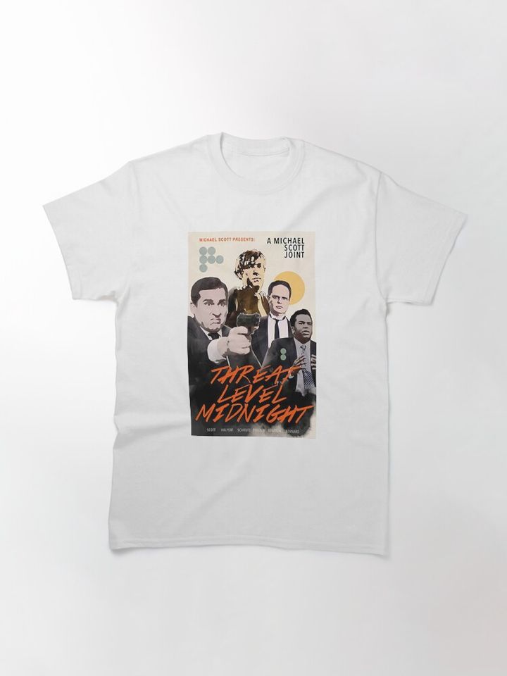 Threat Level Midnight - The Office Classic T-Shirt