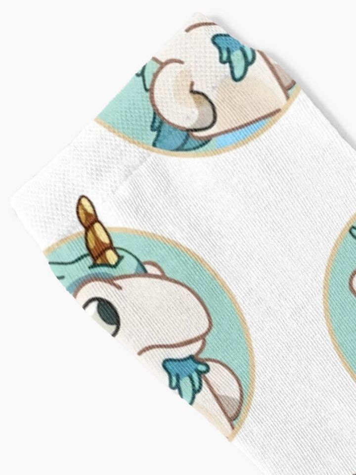Unicorse Hole BlueyDad Socks