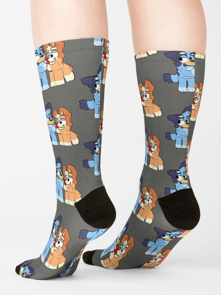 BlueyDad Friendship Socks