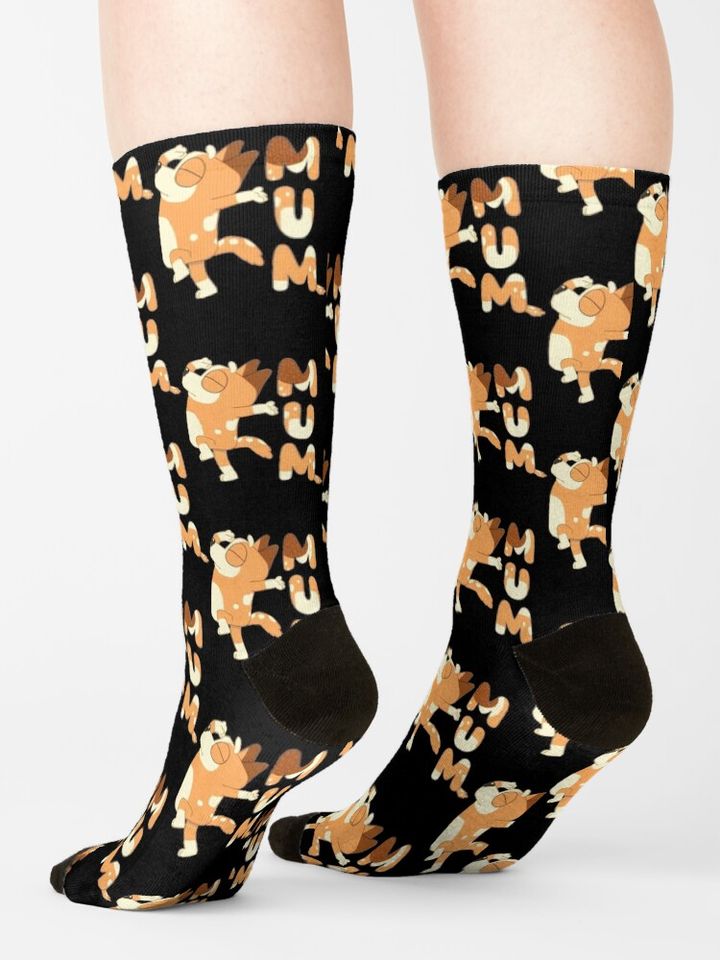 Vintage Cartoon Vintage Cartoon BlueyDad Socks