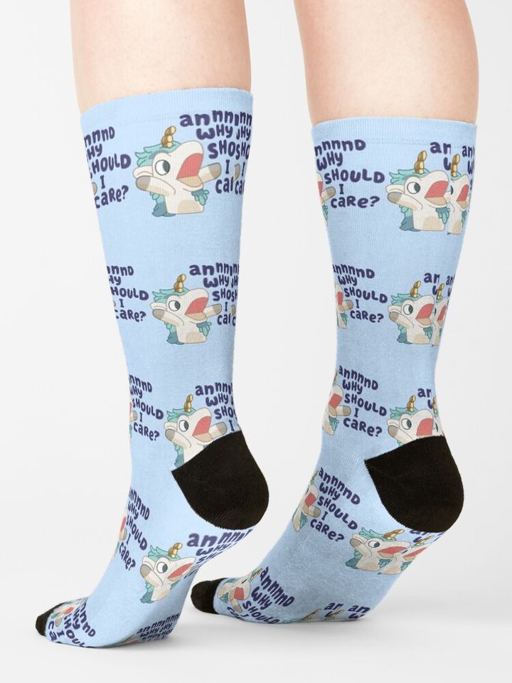 Unicorse BlueyDad Socks