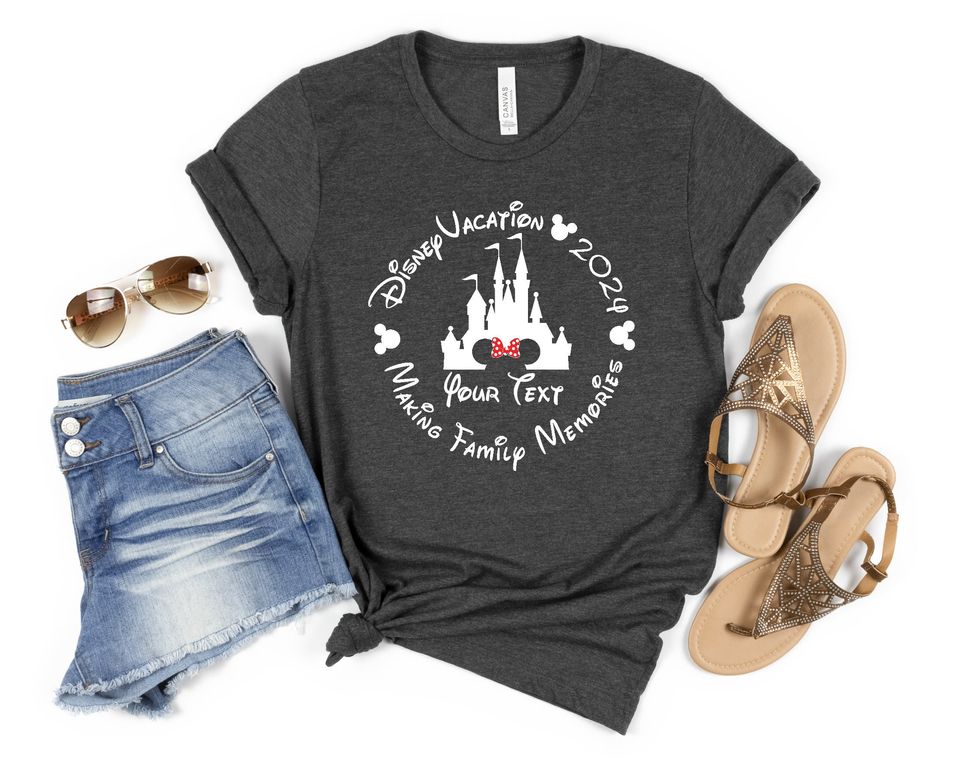 Custom Family Disney Trip Shirt, Disneyland Family Vacation Shirts