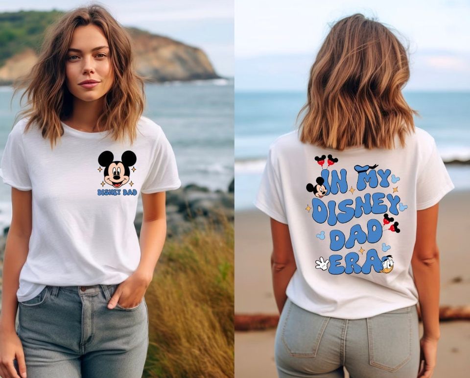 In My Disney Dad Era Two-Sided Sweatshirt, Mickey Mouse Dad
