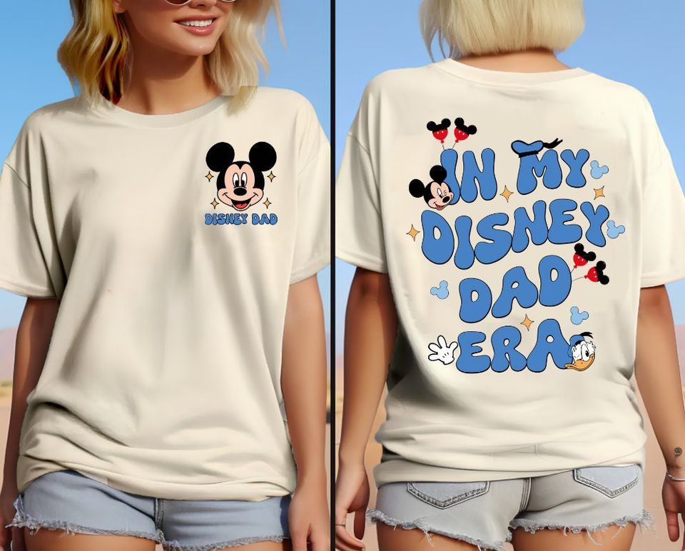 In My Disney Dad Era Two-Sided Sweatshirt, Mickey Mouse Dad