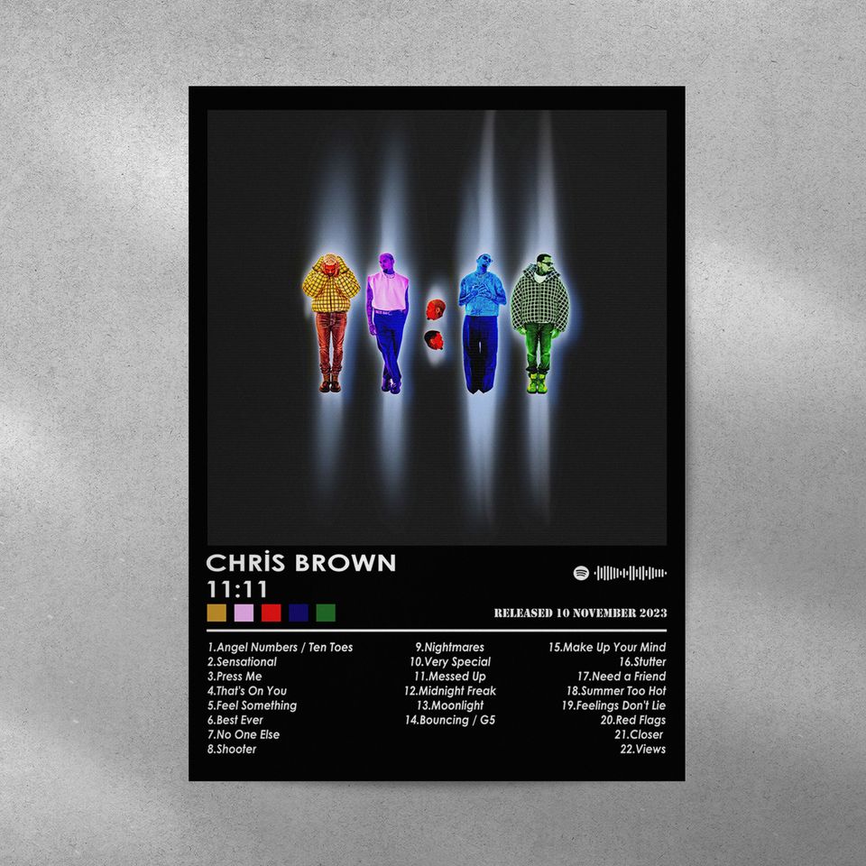 Chris Brown Poster Print | 11:11 Poster | Music Poster