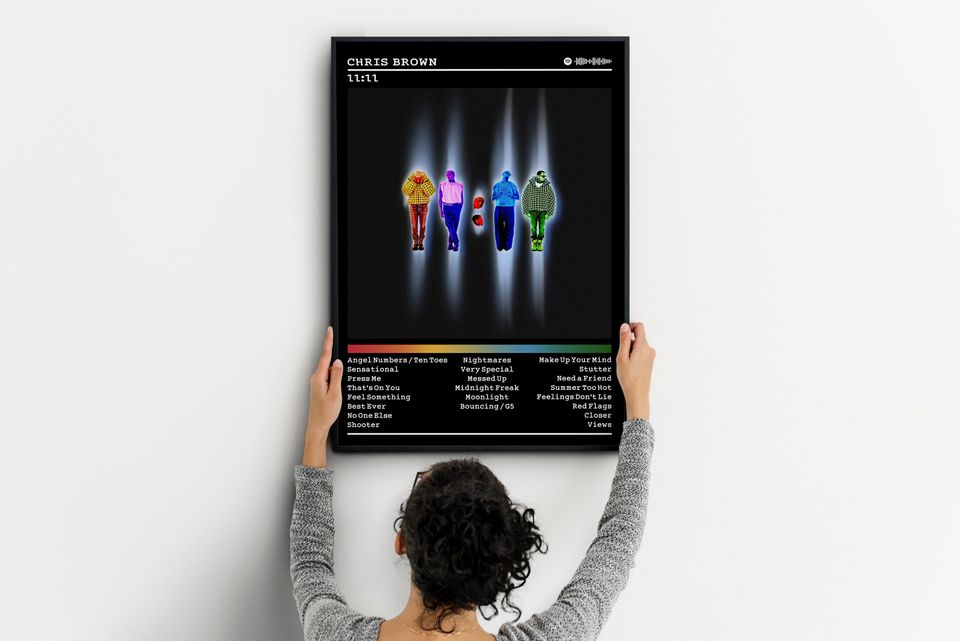 Chris Brown Poster Print | 11:11 Album Poster