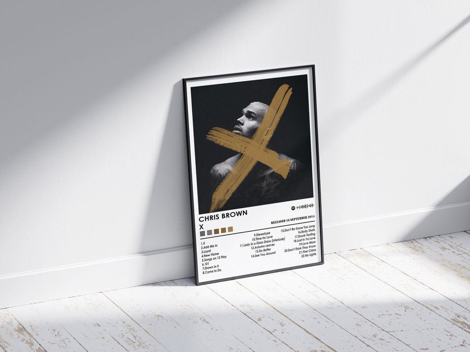 Chris Brown Poster Print | X Poster | Music Poster