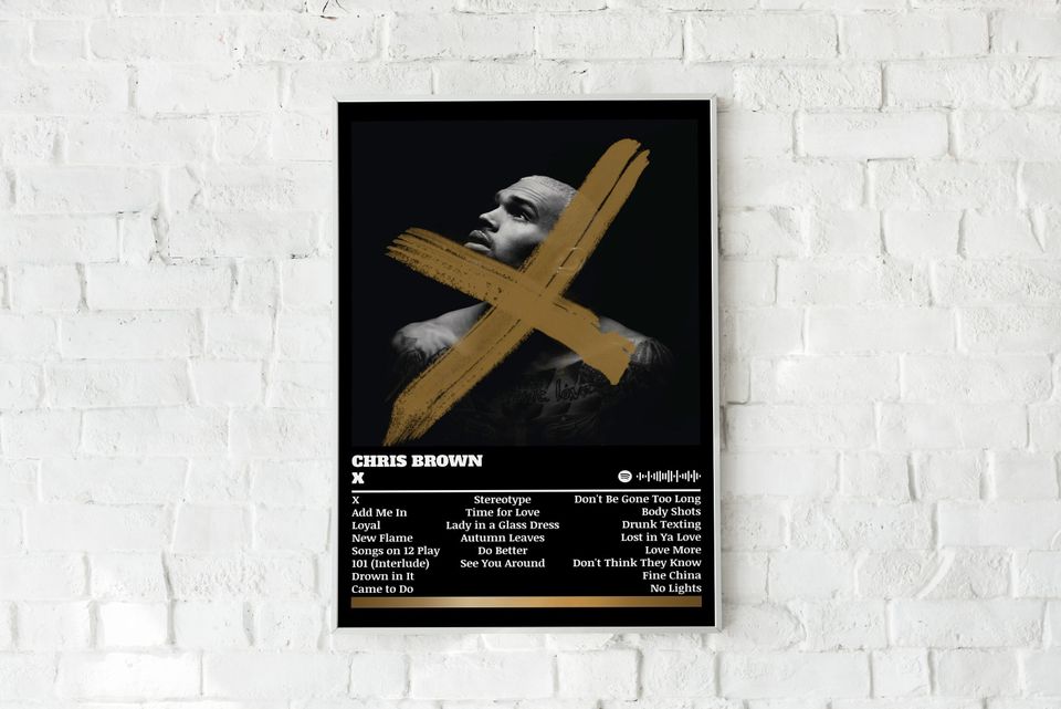 Chris Brown Poster Print | X Poster | Music Poster