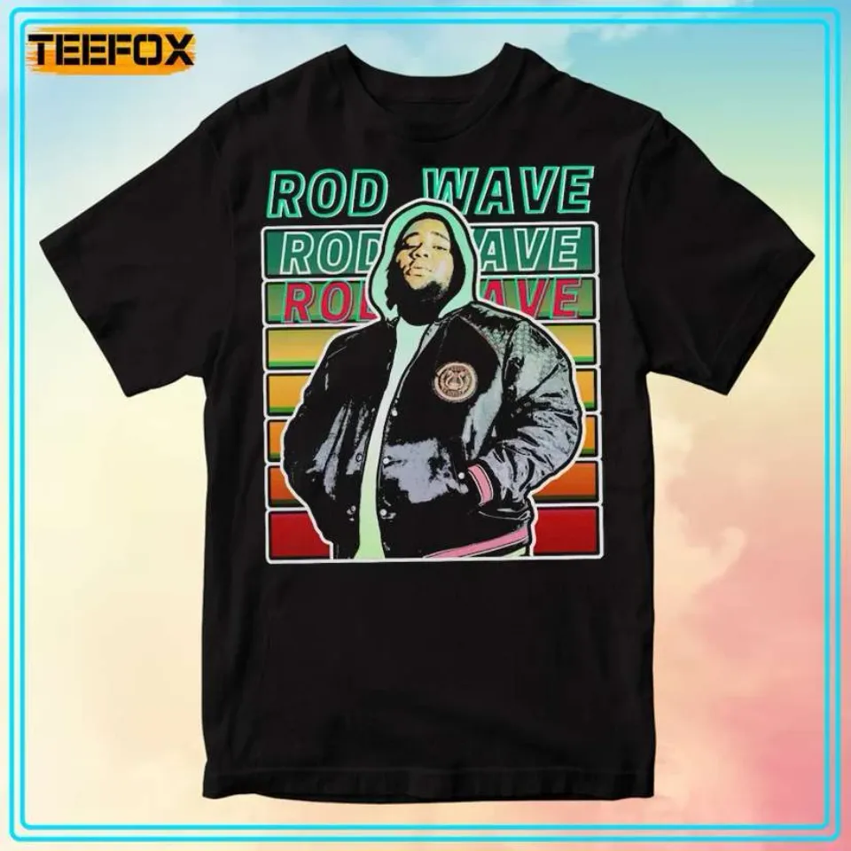 Rod Wave Rap Retro Unisex Tee, Comfortable Short Sleeves