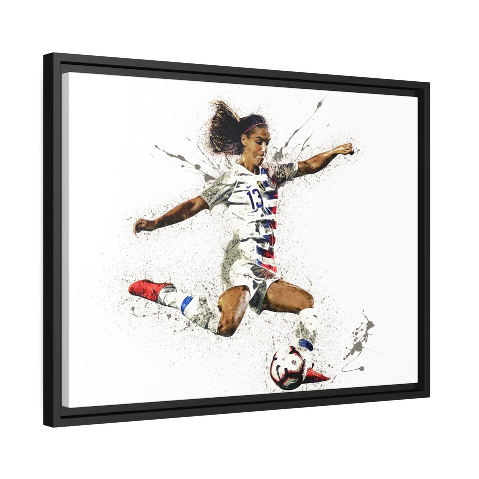 Alex Morgan Poster Print, Gallery Premium Matte Vertical Posters, Man Cave, Kids Room, Game Room, Bar