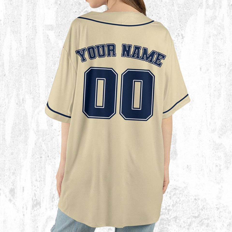 Personalize Tom & Jerry Grumpy Face Baseball Jersey | Polyester Fabric | Comfortable | Good anti-wrinkle | Gift For Father | All Size Available
