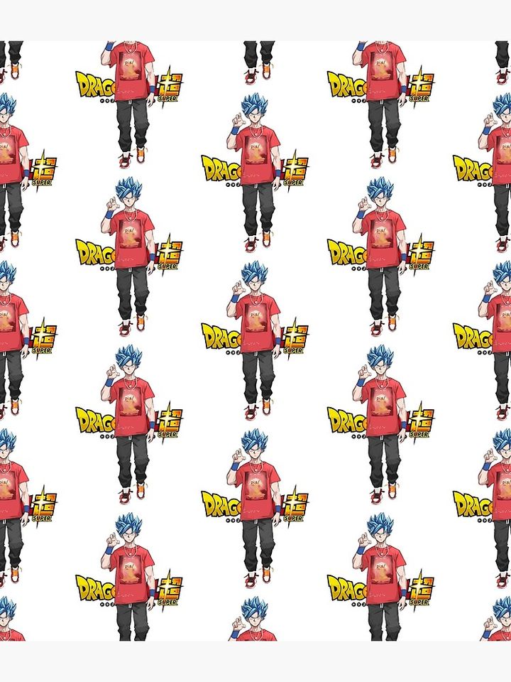 Son Goku Blue Backpack, Backpack for Boys, Laptop Backpack, Anime School Backpacks