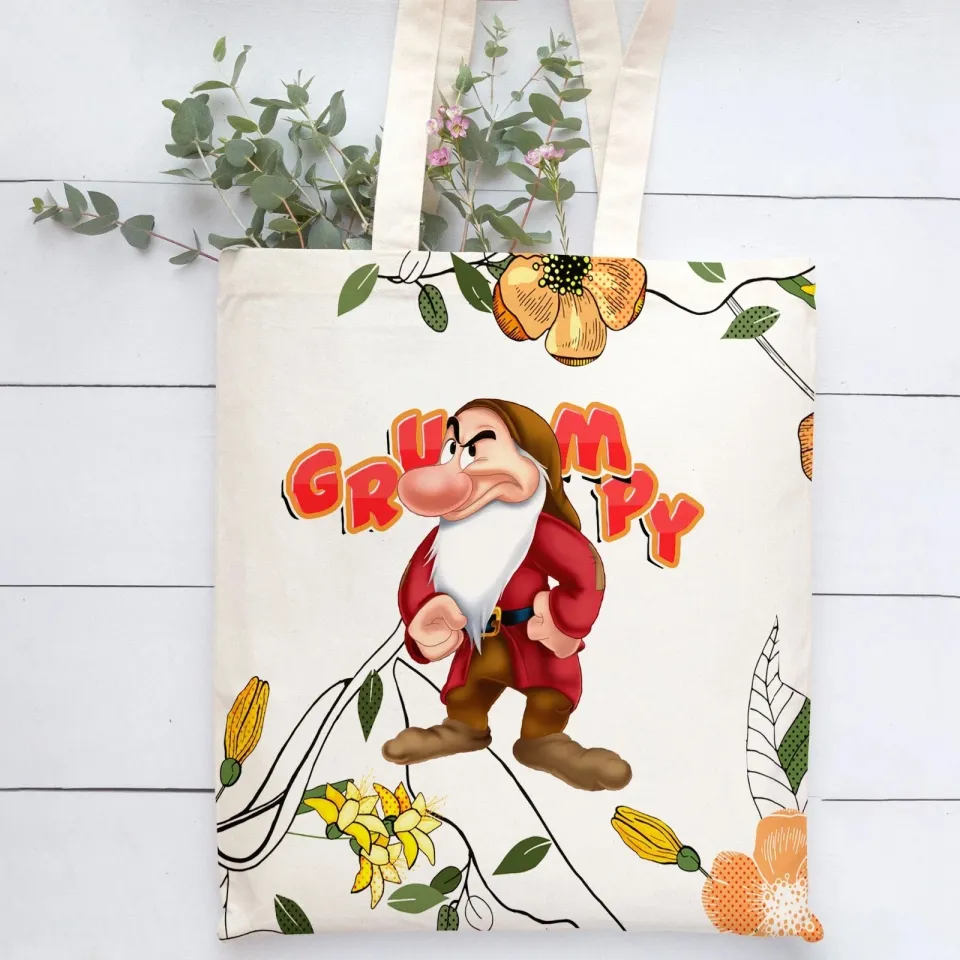 Grumpy Dwarfs Tote Bag, Grumpy Dwarfs Hand Bag, Grumpy Dwarfs Lovers Gift Bag