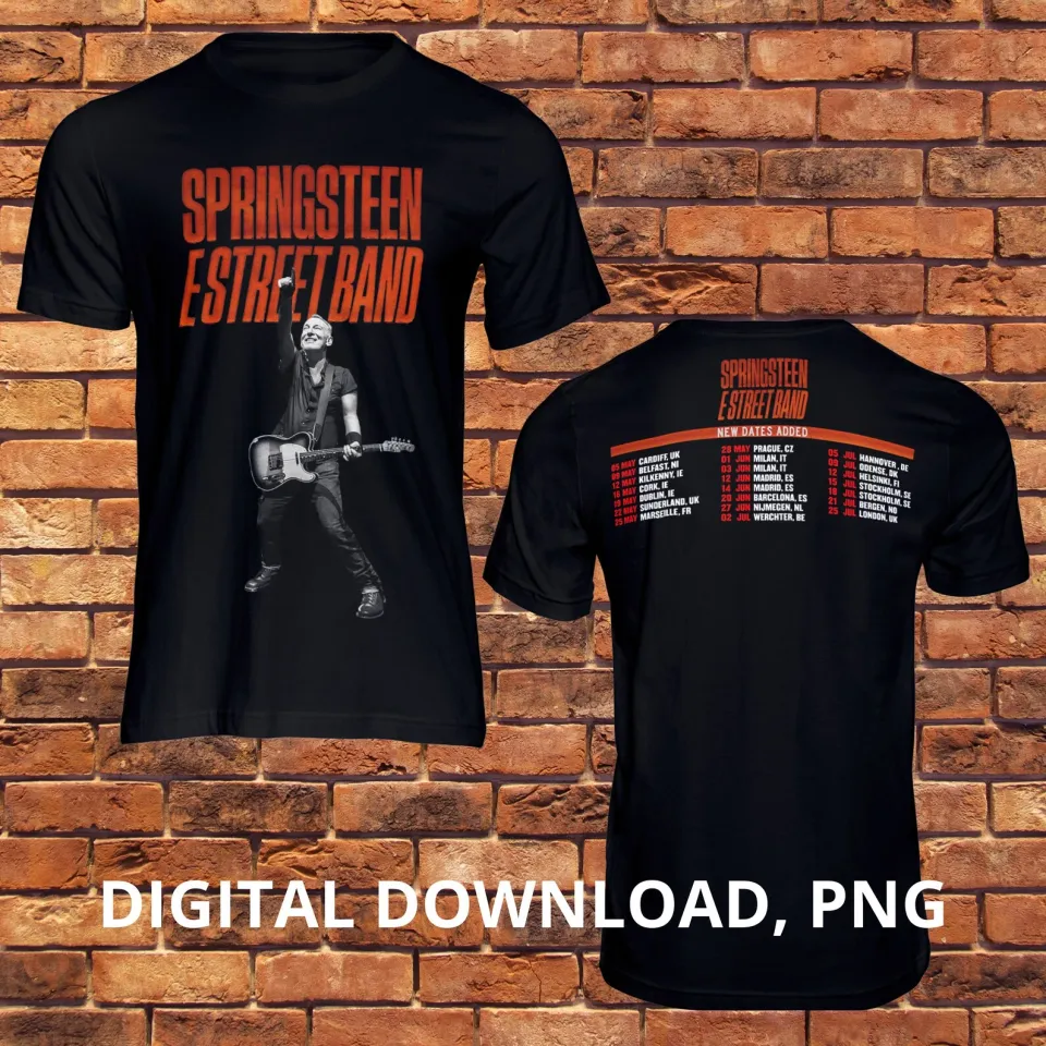 Bruce Springsteen 2024 World Tour Shirt, Bruce Springsteen Logo T-Shirt, Summer 2024 Concert Shirt, Gift For Fan