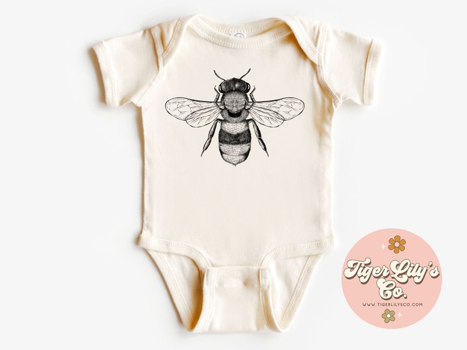 Save the Bee's Baby Onesies - Cute, Boho, Beekeeper, Bee Farmer, Apiary