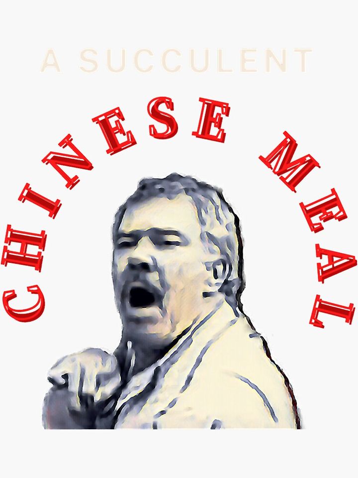 A Succulent Chinese Meal Democracy Manifest  Sticker