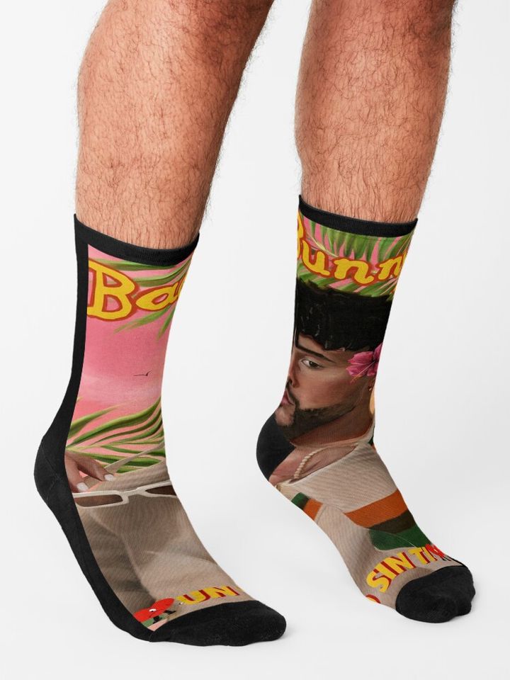 Bad bunny Socks, Bad Bunny Tour Merch