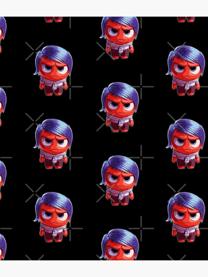 Inside Out Angry Funny Backpack, Inside Out Movie Backpack, Disney Backpack, Back to School Gifts