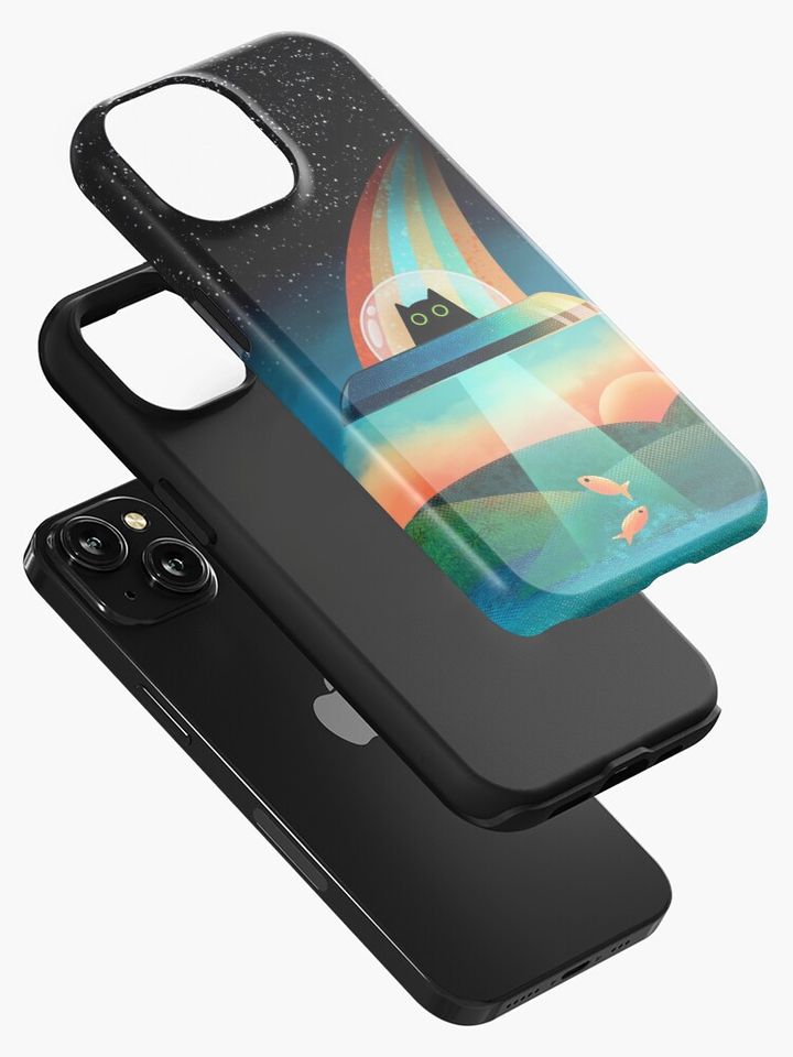 The Purrfect Alien  iPhone Case