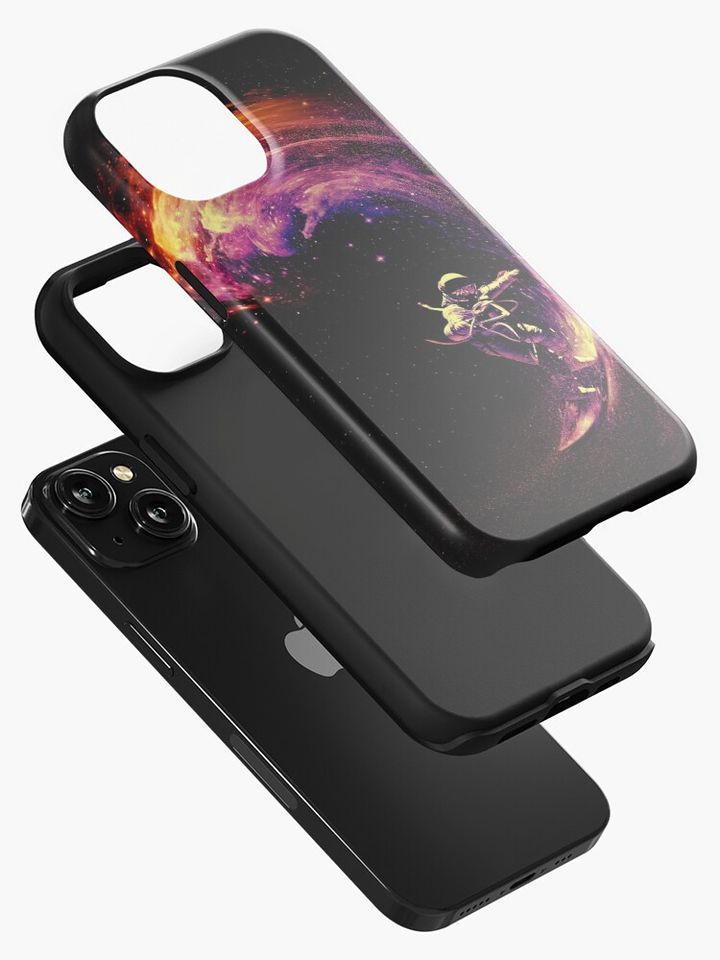 Space Surfing iPhone Case