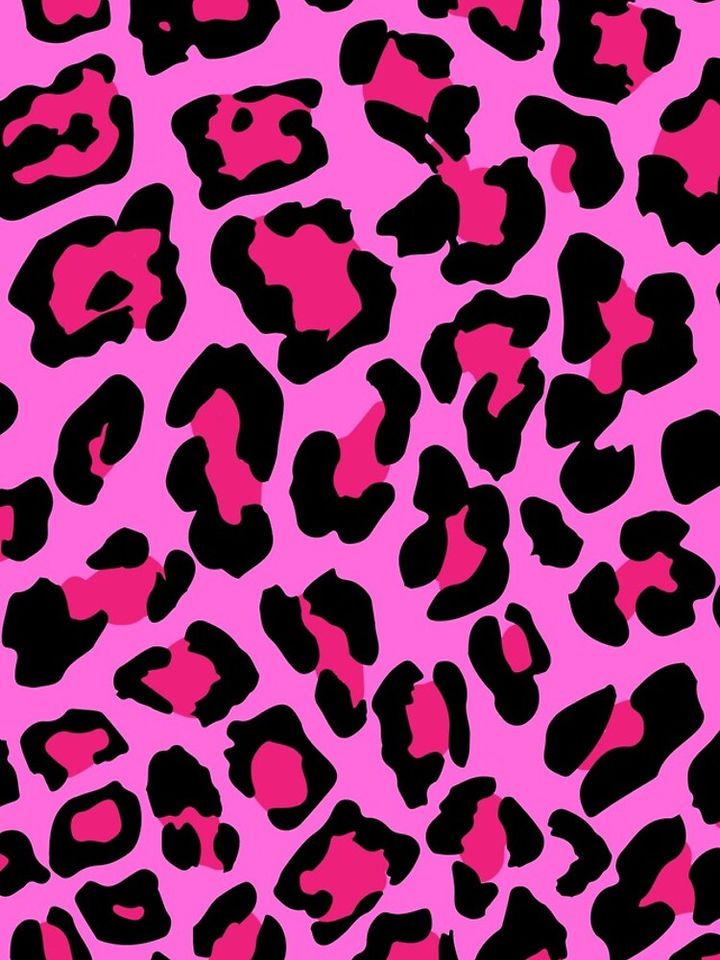 Hot Pink Leopard Print  iPhone Case