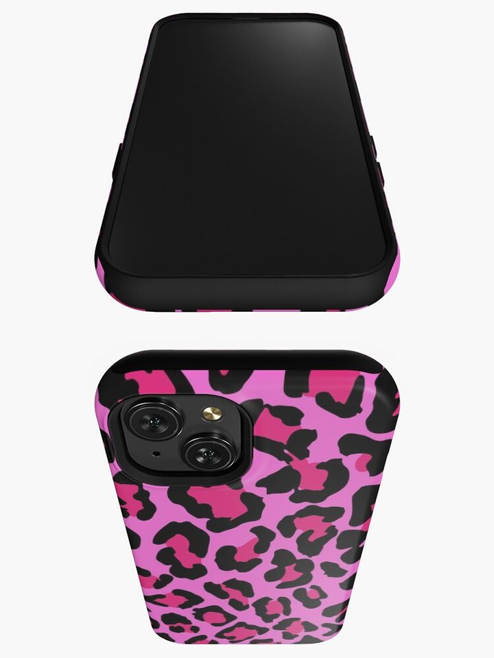 Hot Pink Leopard Print  iPhone Case