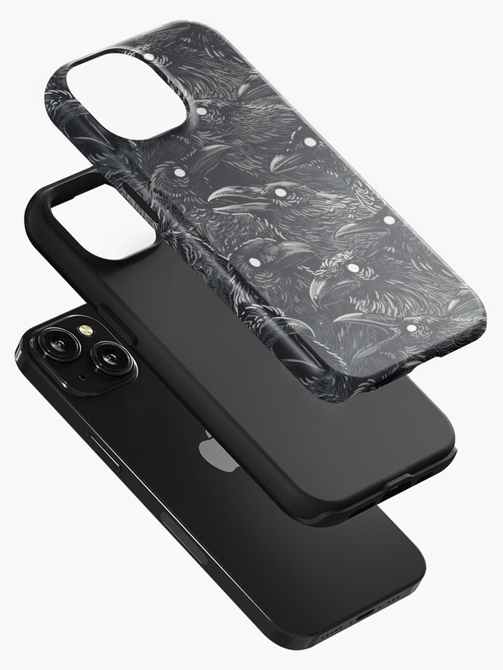 Raven pattern 2 iPhone Case