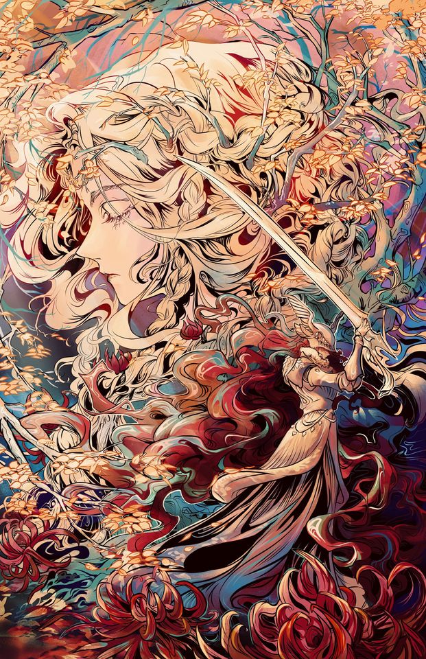 Elden Ring Poster |  Video game poster | Gaming Poster | Elden ring print | Malenia blade of Miquella | Game room decor