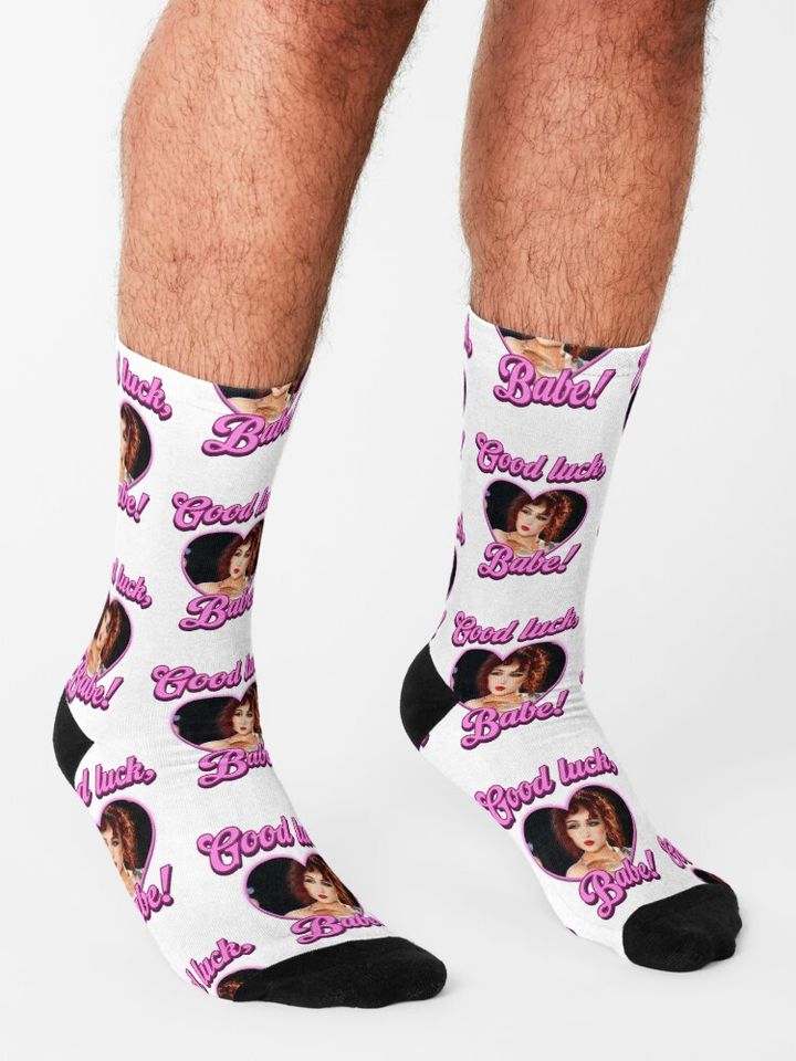 chappell-roan-good-luck-babe-Comfortable socks, Gifts for fan