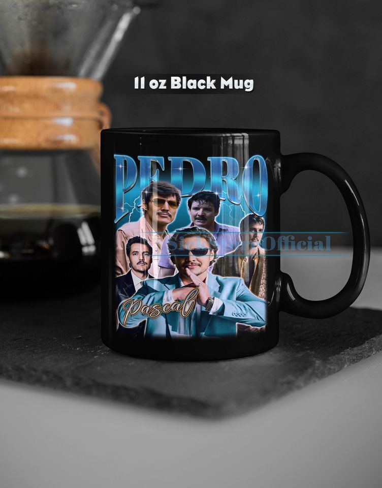 PEDRO PASCAL Coffee Mug, Pedro Pascal Tea Mug, Pedro Pascal Drinkware, Pedro Pascal Mug, Pedro Pascal Merch Gift, Actor Pedro Pascal Mug