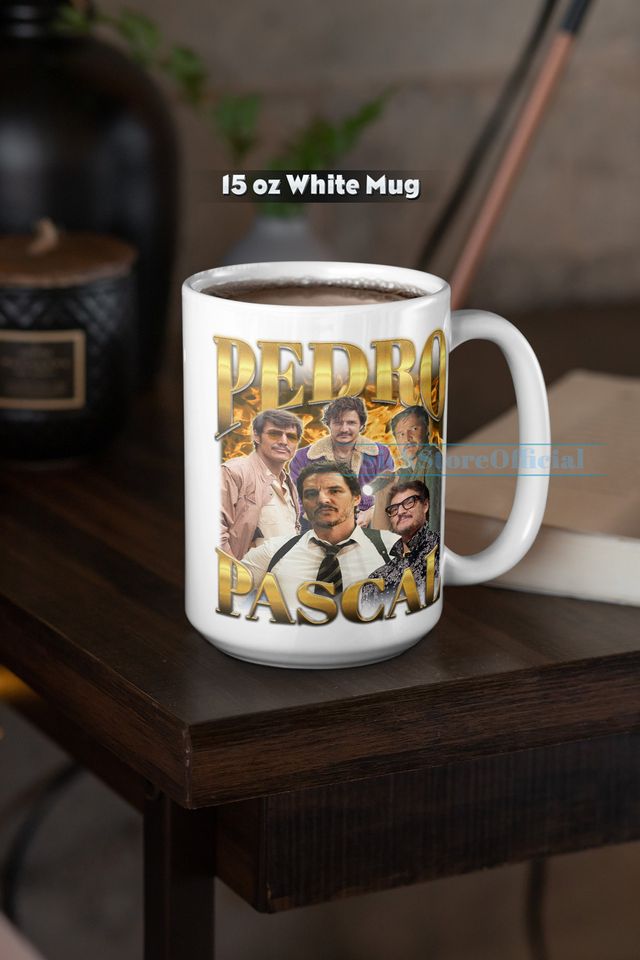 PEDRO PASCAL Coffee Mug, Pedro Pascal Tea Mug, Pedro Pascal Drinkware, Pedro Pascal Mug, Pedro Pascal Merch Gift, Daddy Pascal Mug Gift