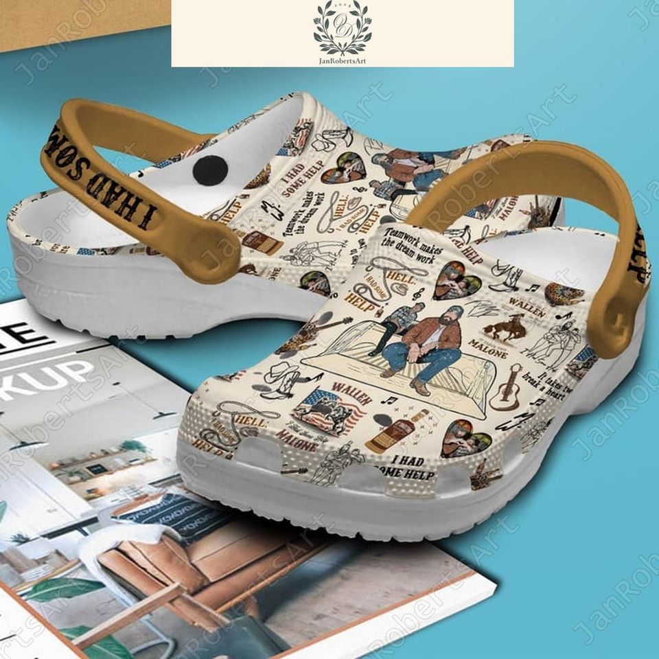 Post Malone Clogs, I Had Some Help Clogs, Post Malone Tour